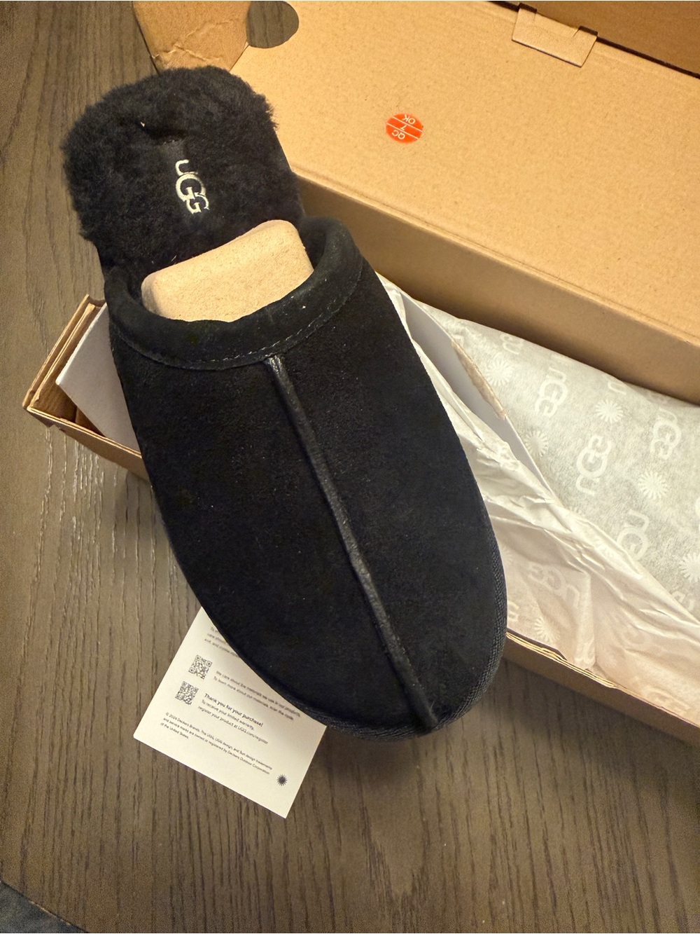 UGG Women's Black Slipper